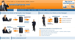 Desktop Screenshot of email2phone.net