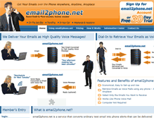 Tablet Screenshot of email2phone.net